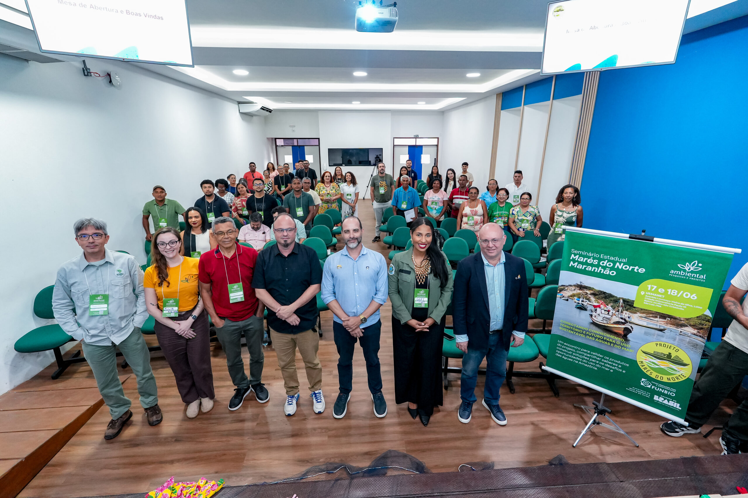 Uema sedia Seminário Estadual do Projeto Marés do Norte com debate sobre planejamento marinho e comunidades pesqueiras