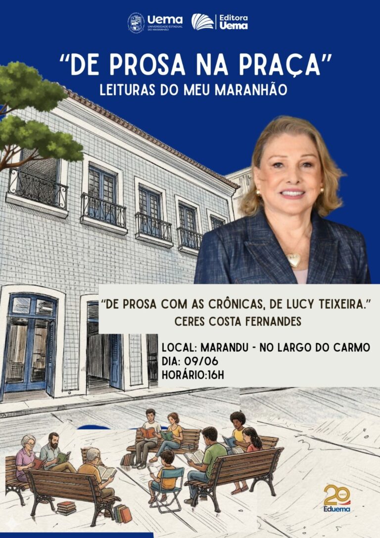 Editora Uema lança projeto “De Prosa na Praça” para aproximar conhecimento científico e comunidade maranhense