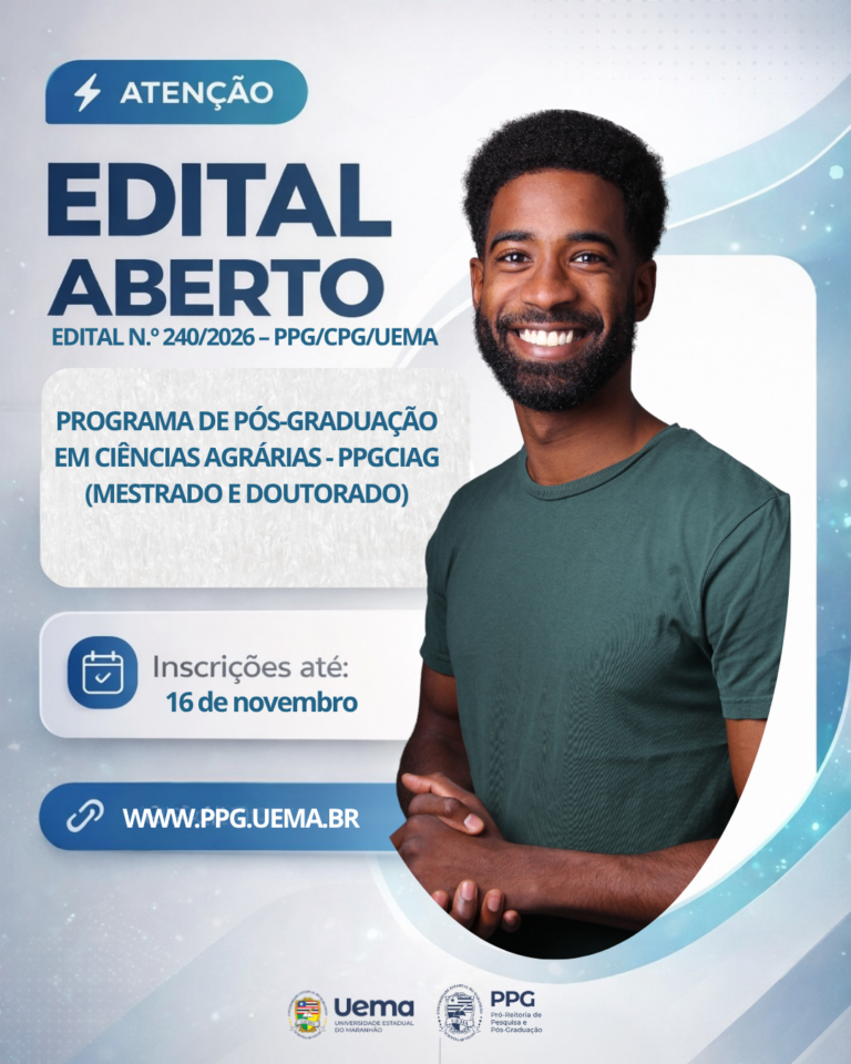Uema abre inscrições para Mestrado e Doutorado em Ciências Agrárias