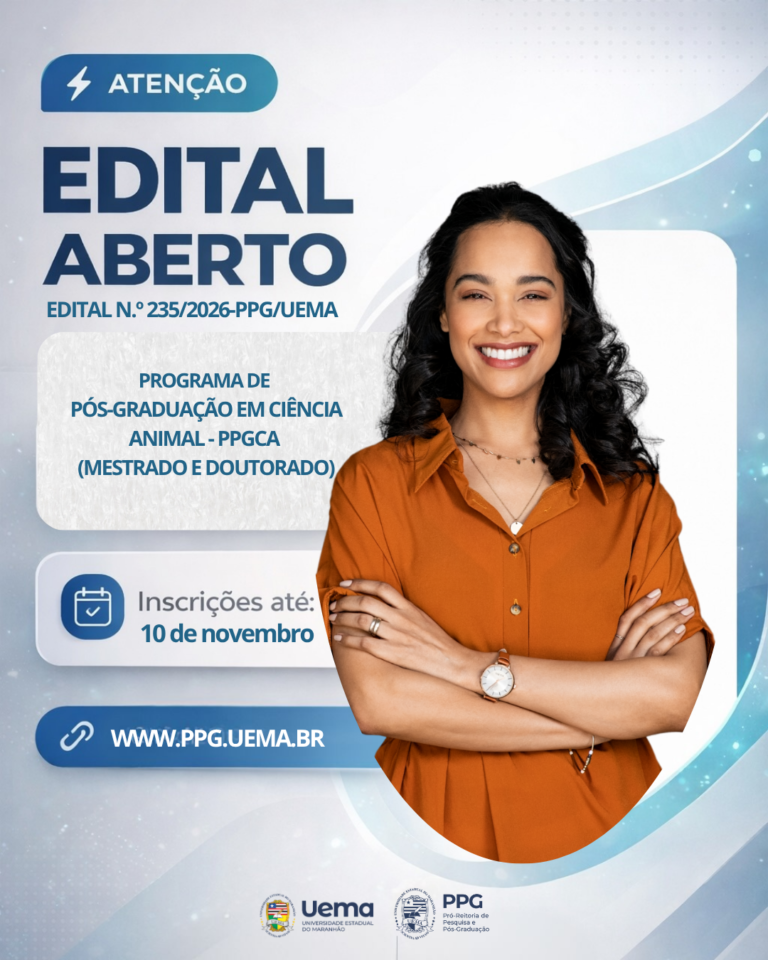 Uema abre inscrições para mestrado e doutorado em Ciência Animal