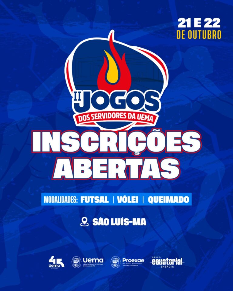 Uema realiza Jogos dos Servidores nos dias 21 e 22 de outubro